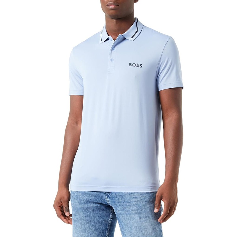Boss Paddytech Golf Polo Shirt – Open Blue