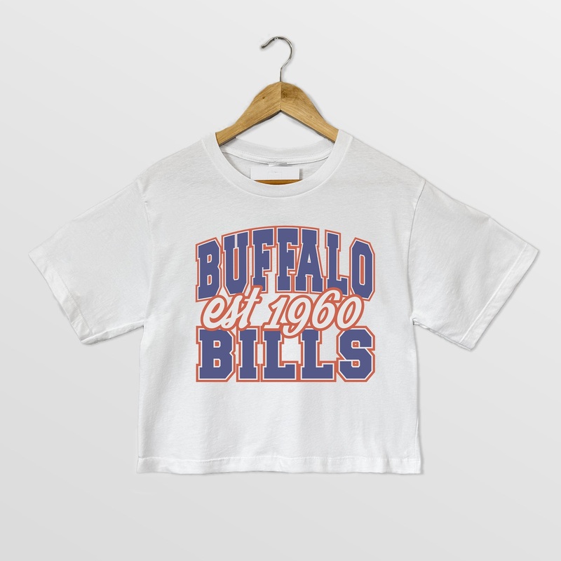 BUFFALO BILLS DEEP ROOTS BOXY FIT CROPPED TEE
