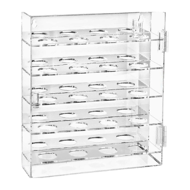 Golf Ball Display Rack Wall Mount 5 Layer Cabinet Holder Golf Ball Holder