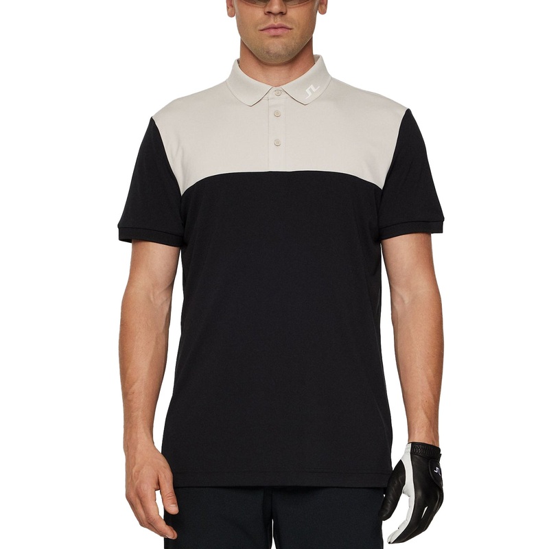 J.Lindeberg Jeff Golf Polo Shirt – Black