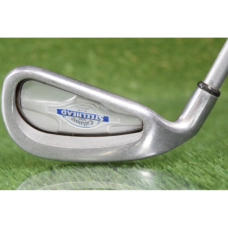 LEFT HANDED CALLAWAY STEELHEAD X-14 6 IRON REGULAR FLEX GRAPHITE SHAFT ~ L@@K!!