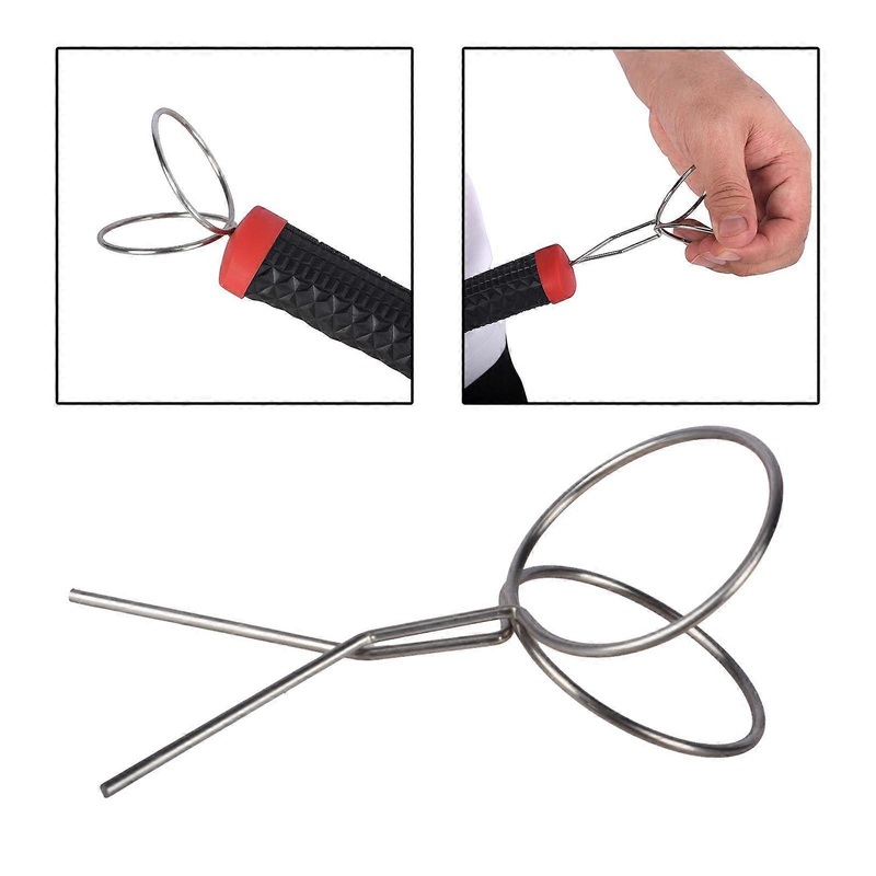Park Golf Ball Clip Metal Golf Ball Pick up Clip for Training Garden Outdoor