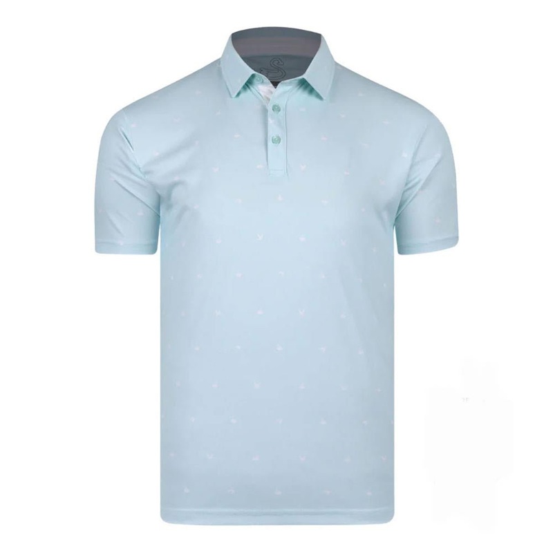 Swannies Gilligan Polo|Mint Blue White|Small|Medium|Large|X-Large|XX-Large