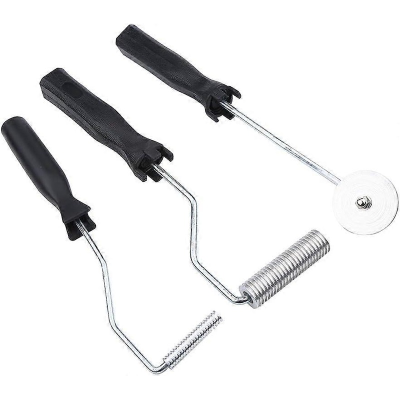 3Pcs Set Fiberglass Roller Kit Fiberglass, DIY Kit Molding Laminating Rolle
