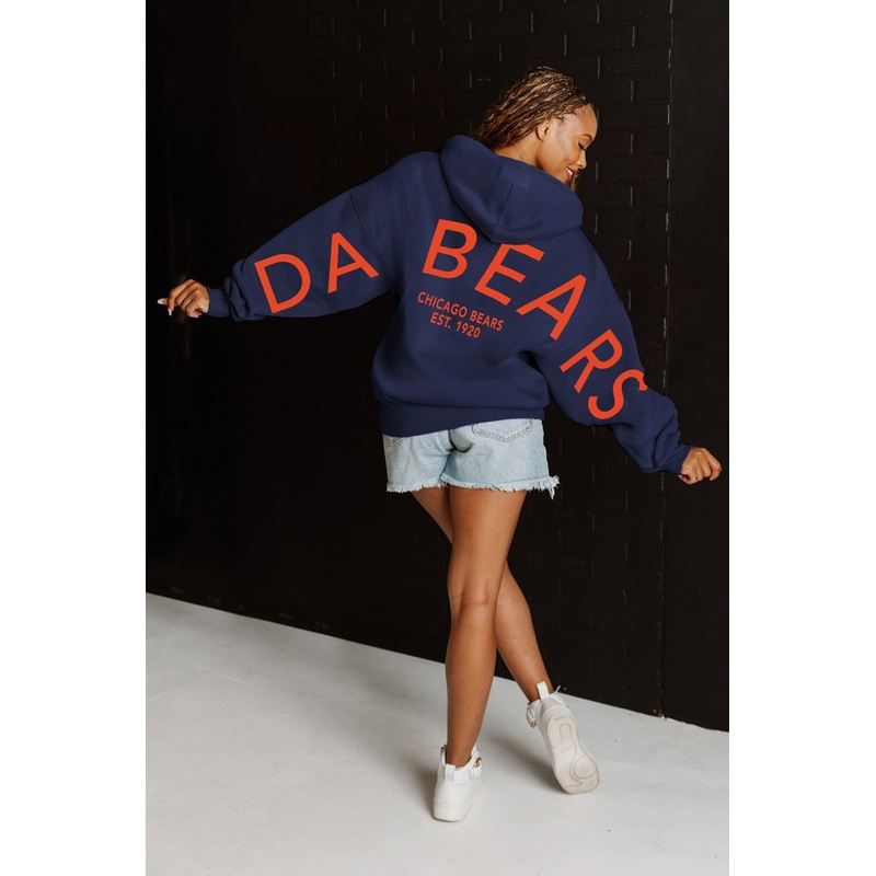 CHICAGO BEARS Never Stop Oversized Premium Hoodie