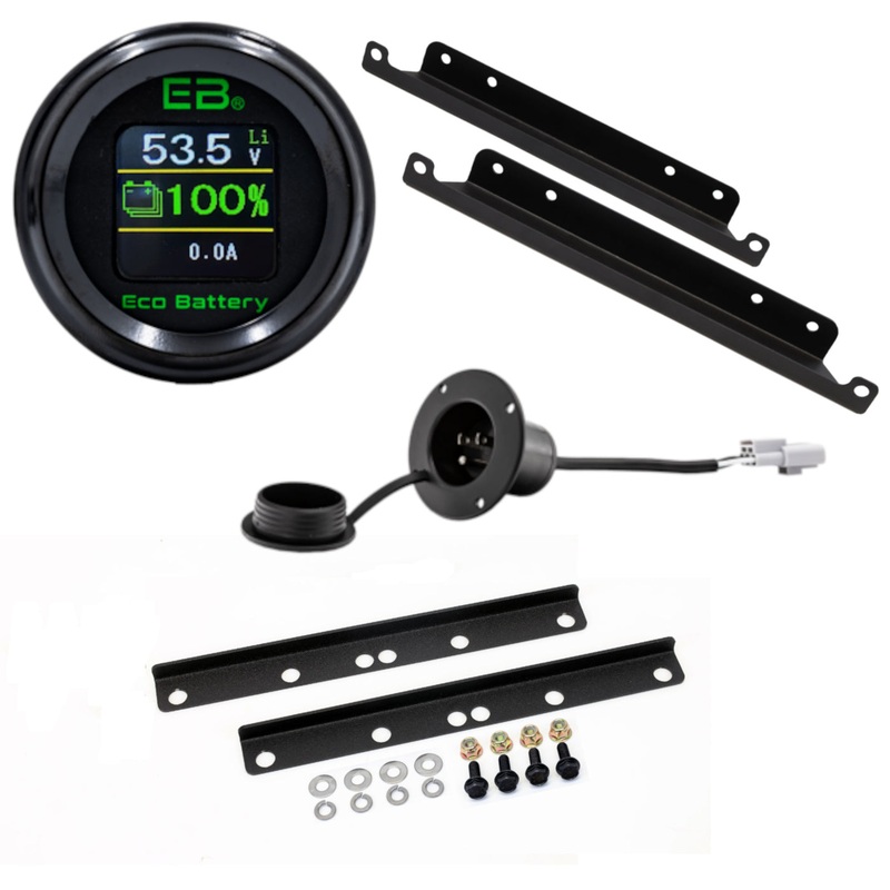 Club Car DS H Frame Installation Kit for Eco 51v 105Ah LifePo4 Skinny Lithium Battery
