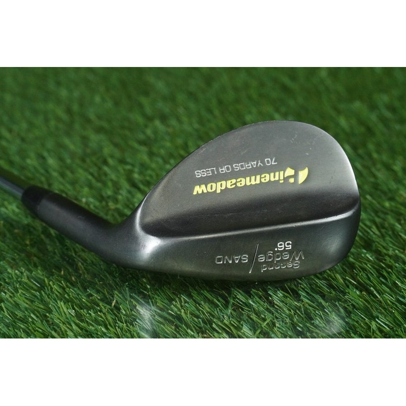 PINEMEADOW SECOND WEDGE SAND WEDGE 70 YARDS OR LESS PREMIUM STEEL 56 RH, CLEAN!