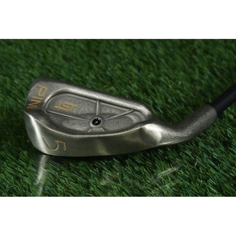 PING ISI NICKEL KARSTEN 5 IRON BLACK DOT GRAPHITE SHAFT W54 STIFF LEFT HANDED LH