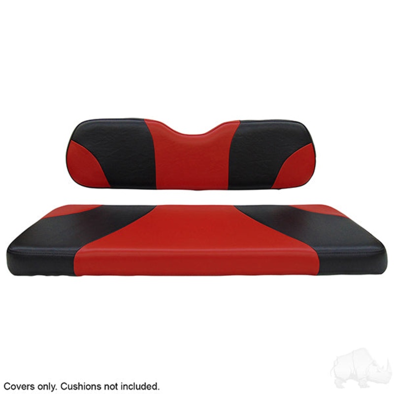 RHOX SS Cover Set, Sport Black/Red, Fits All Models Except TXT PN# SEAT-701BR-S-CV