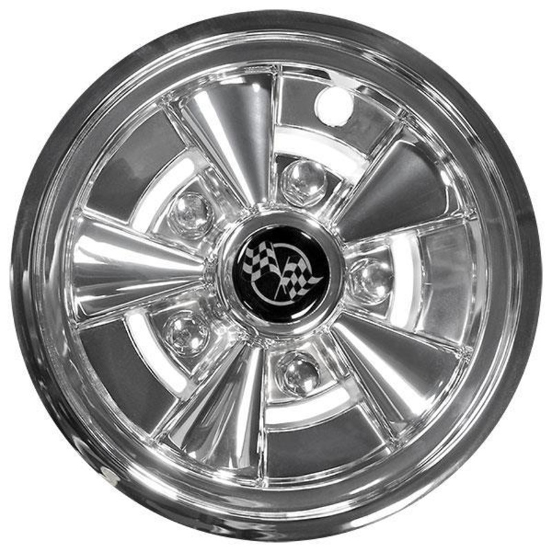 10 Rally Classic Chrome Wheel Cover (Universal Fit) PN# 03-078