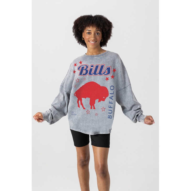 BUFFALO BILLS Starbound Oversized Long-Sleeve Tee