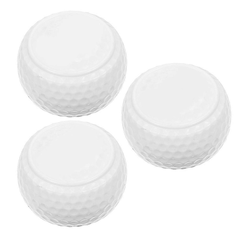 Golf Balls Novelty Flat Golf Balls Correcting Putting Errors For Professional Golfers White 4.00X4.00X2.20CM 3Pcs