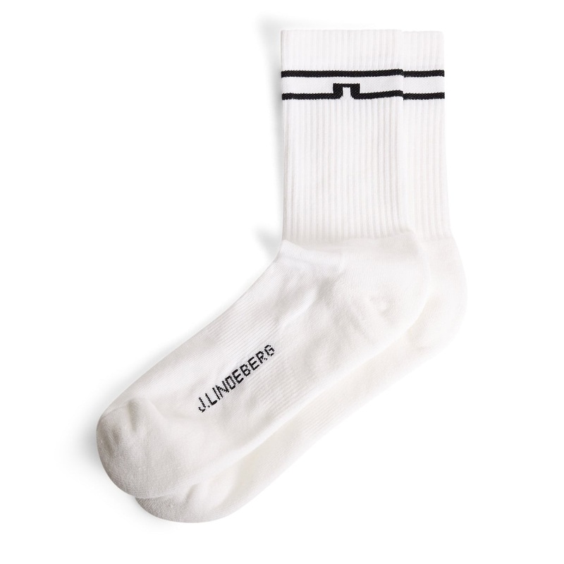 J.Lindeberg Connel Golf Sock – White