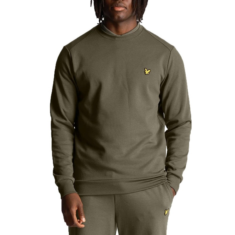 Lyle & Scott Fly Fleece Crew Neck – Catus Green