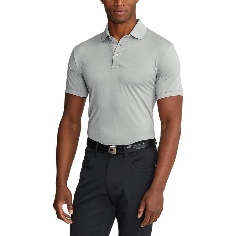 RLX Ralph Lauren Solid Airflow Performance Golf Shirt – Andover Heather