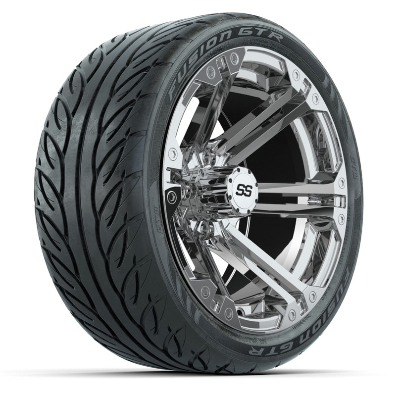 Set of (4) 14 in GTW Specter Wheels with 205/40-R14 Fusion GTR Street Tires PN# A19-584