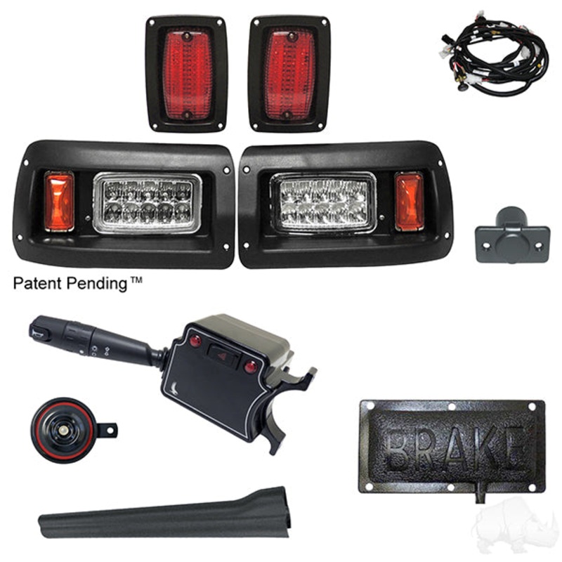 Build Your Own LED Adj. Light Kit, Club Car DS 93+ (Deluxe, Pedal Mount) PN# LGT-605LT3B1