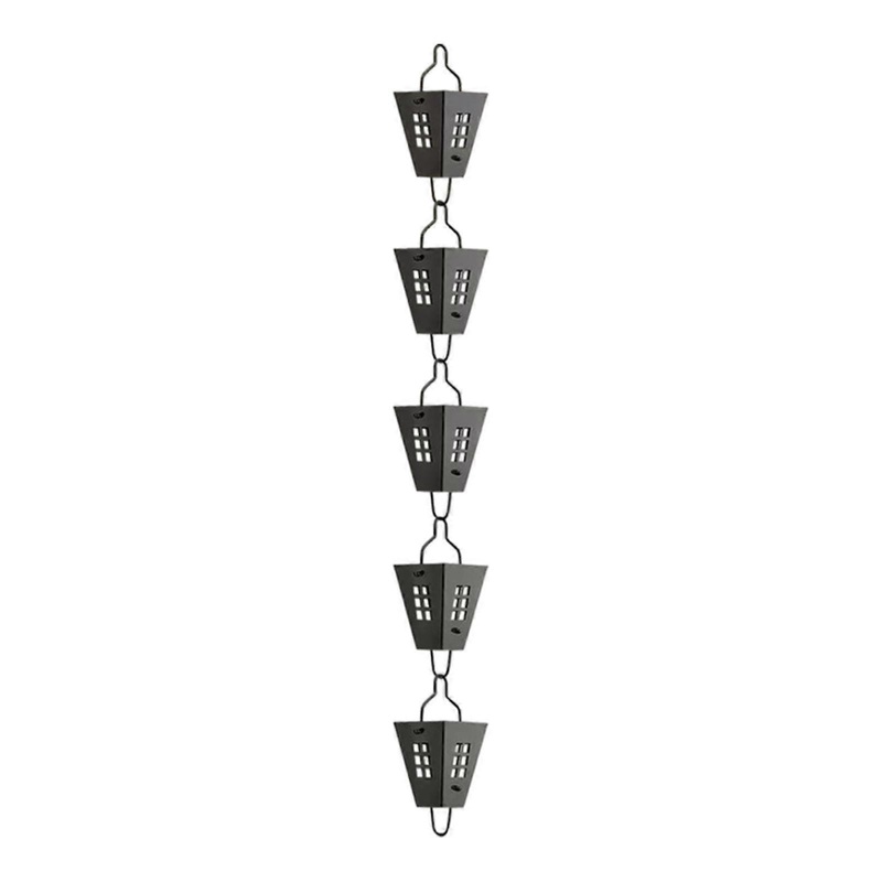 Rain Chain Hanging Replacement Downspout 100cm for Backyard Garden Outdoor