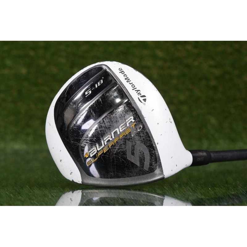 TAYLORMADE BURNER SUPERFAST LEFT HANDED 18 5 WOOD W/ MATRIX REGULAR FLEX SHAFT