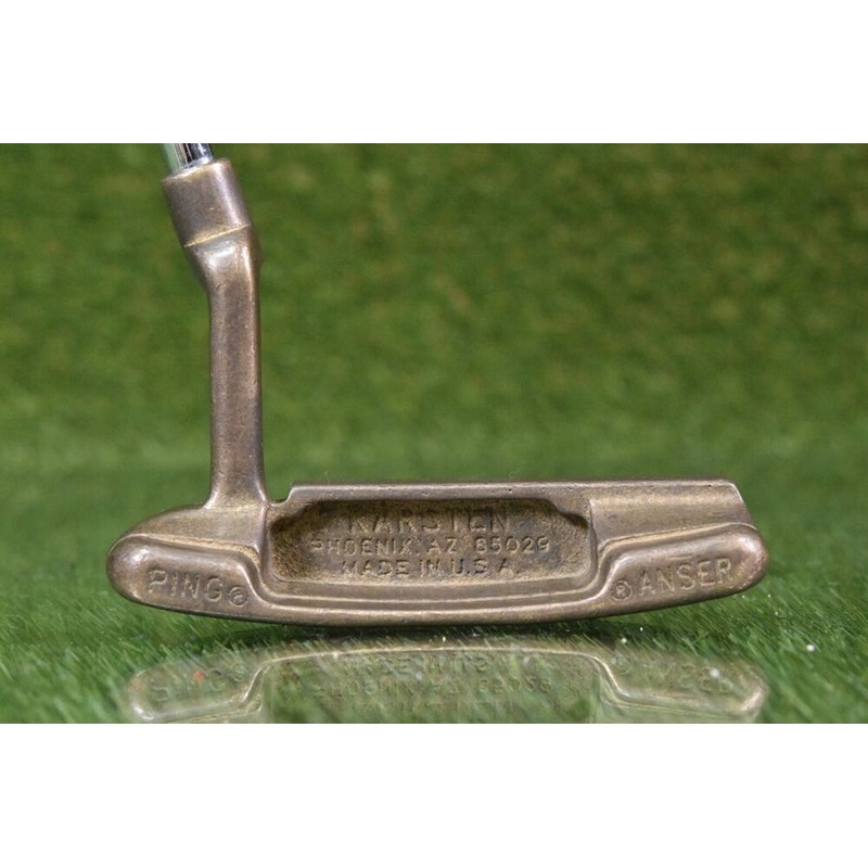 VINTAGE PING ANSER 35.5 BLADE PUTTER W/ ORIGINAL PING GOLF PRIDE GRIP