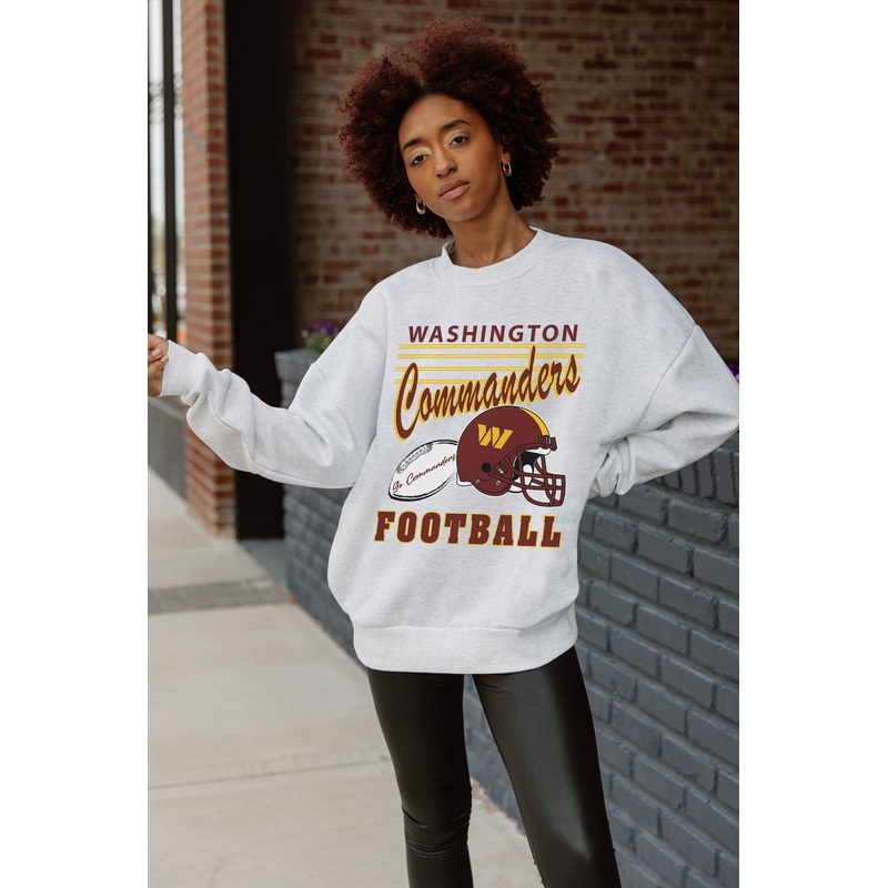 WASHINGTON COMMANDERS HOME TURF PREMIUM FLEECE CREWNECK PULLOVER