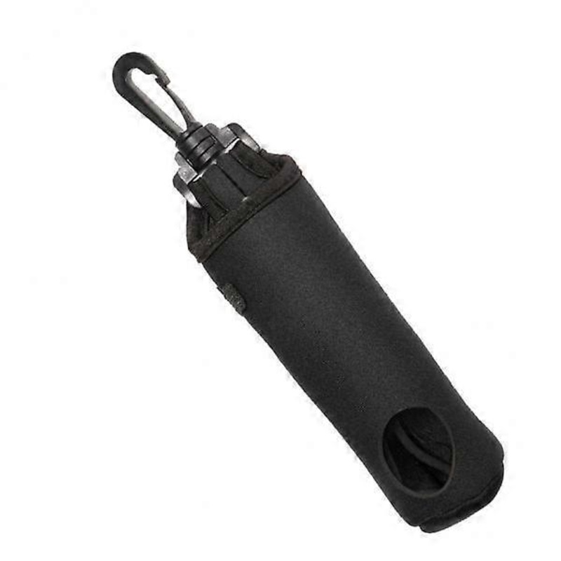 2xSmall Golf Ball Bag Golf Tees Holder Pouch with Swivel Belt Clip Black