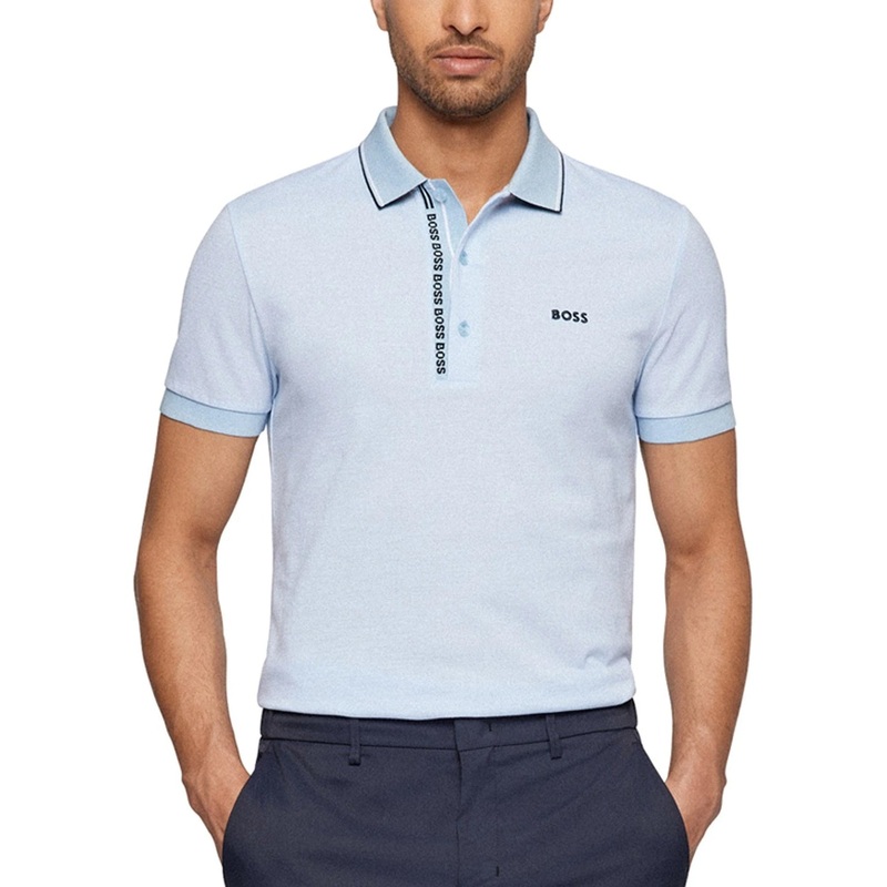 Boss Paule 4 Golf Polo Shirt – Open Blue