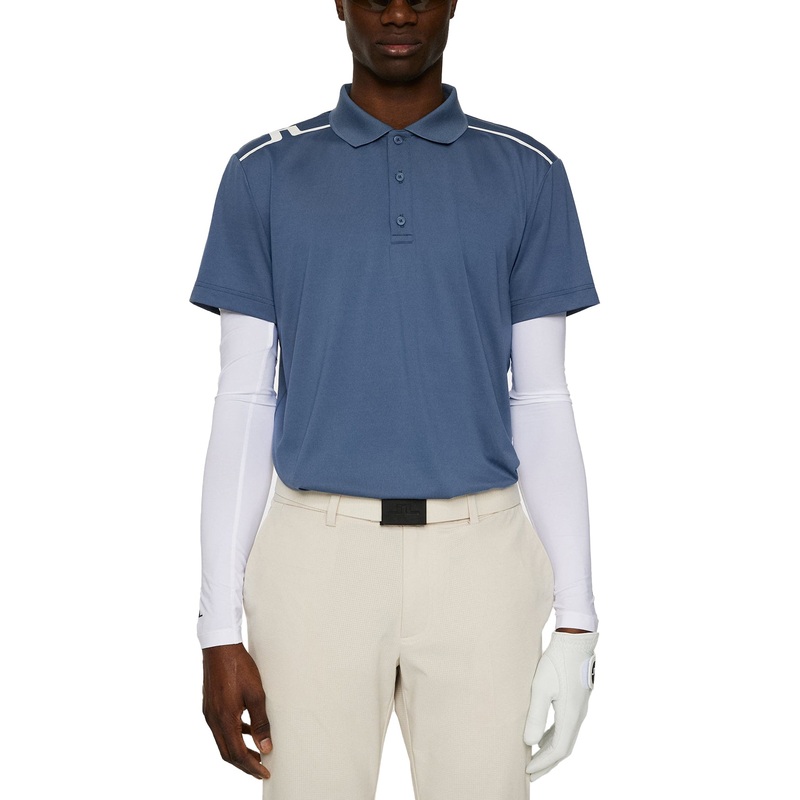 J.Lindeberg Lionel Golf Polo Shirt – Vintage Indigo