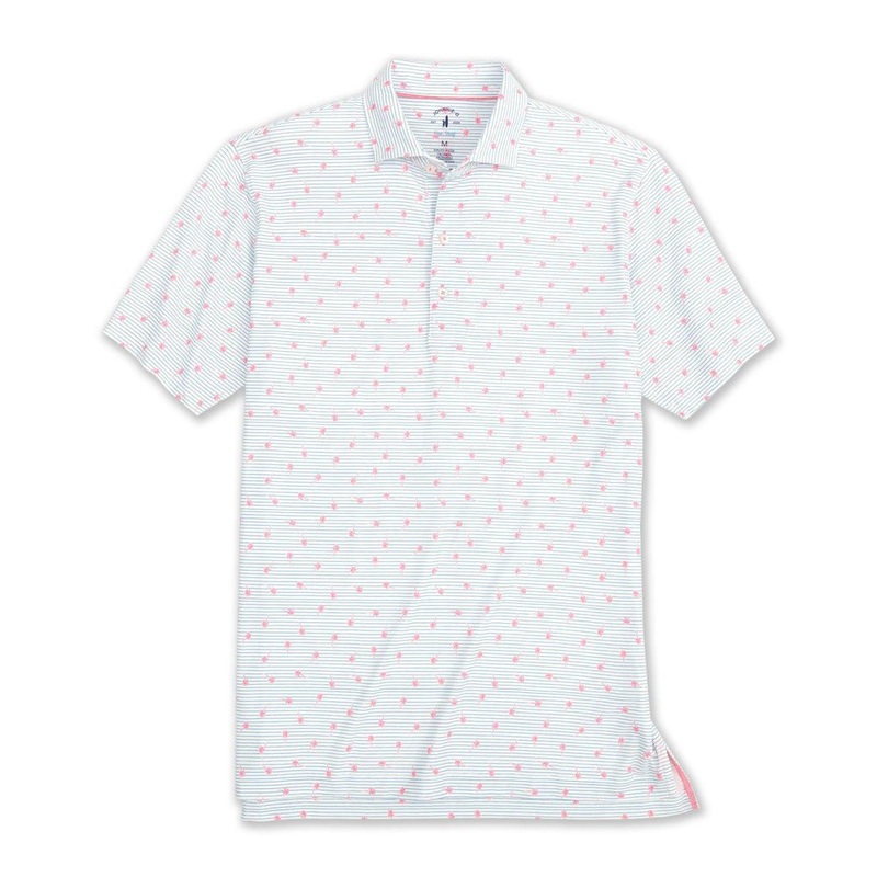 Johnnie-O Palm Springs Striped Golf Polo