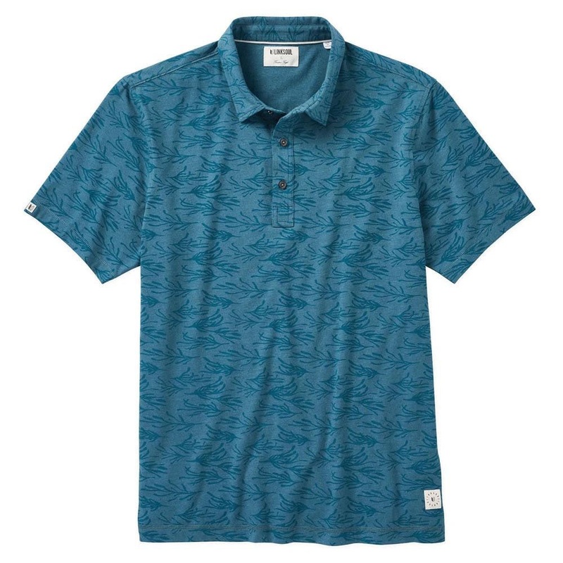 Linksoul Seaweed Print Anza Polo