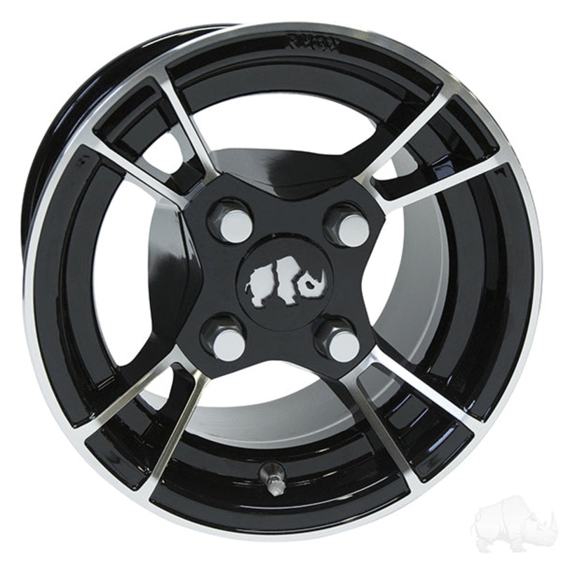 RHOX RX176, Machined Black, 10×7 -25 PN# TIR-RX176