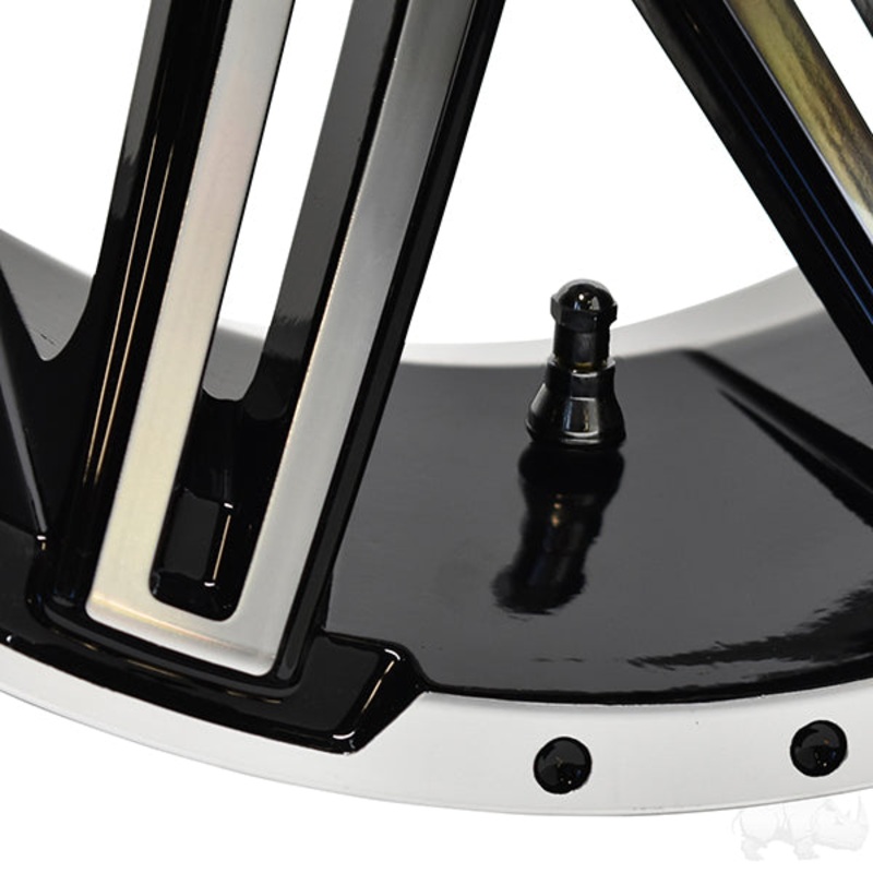 RHOX RX275, Machined Gloss Black, 14×7, ET-25