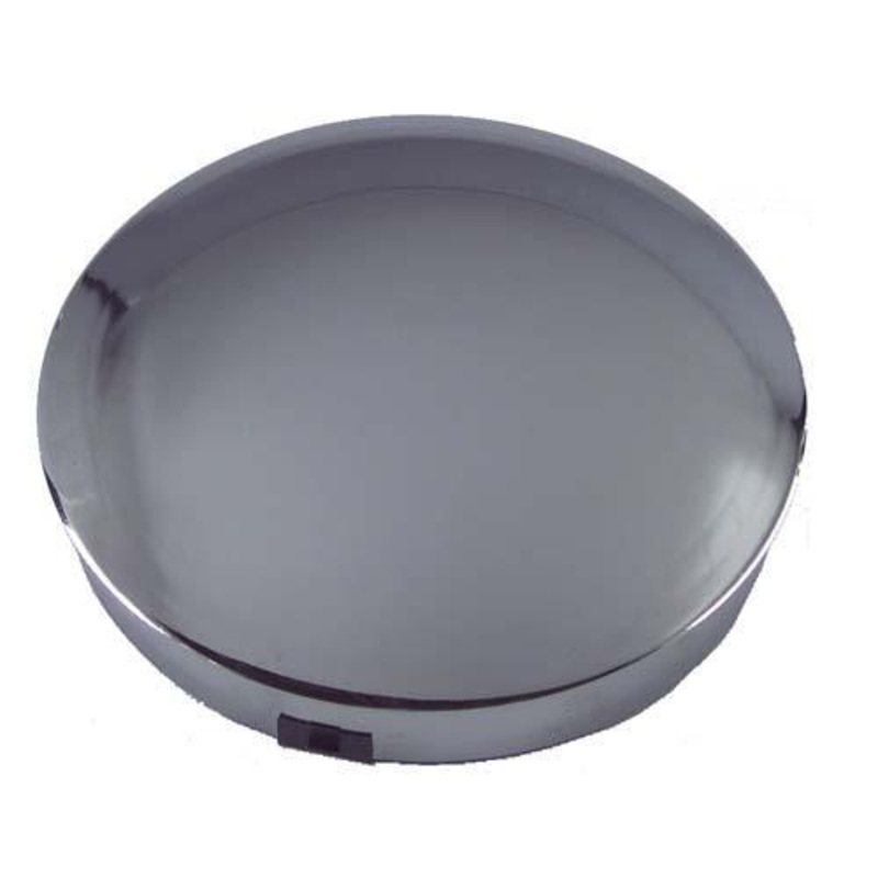 Chrome Moon Hub Cap. Years 6 Wheel Opening PN# 4639