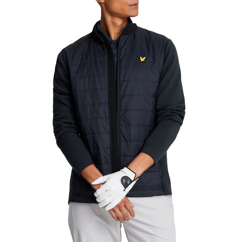 Lyle & Scott Golf Baffle Quilted Jacket – Dark Navy