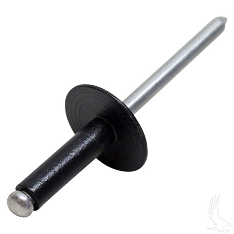 Pop Rivet, Black 3/16x.675×5/8 hd. dia.