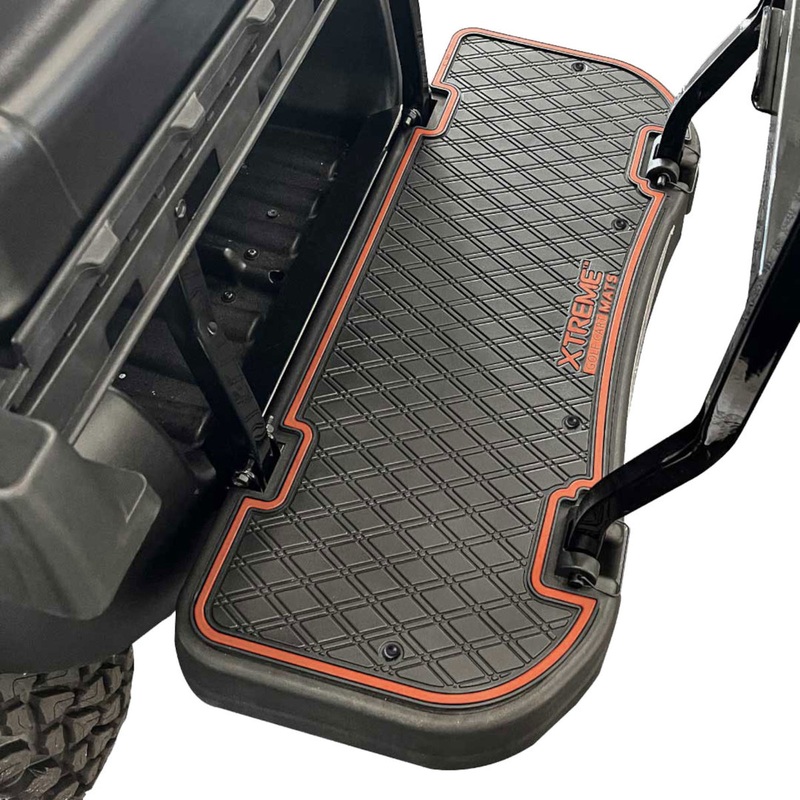 Xtreme Floor Mats for MadJax Genesis 250/300 Rear Seat Kits  Black/Vivid Orange Metallic PN# 03-220