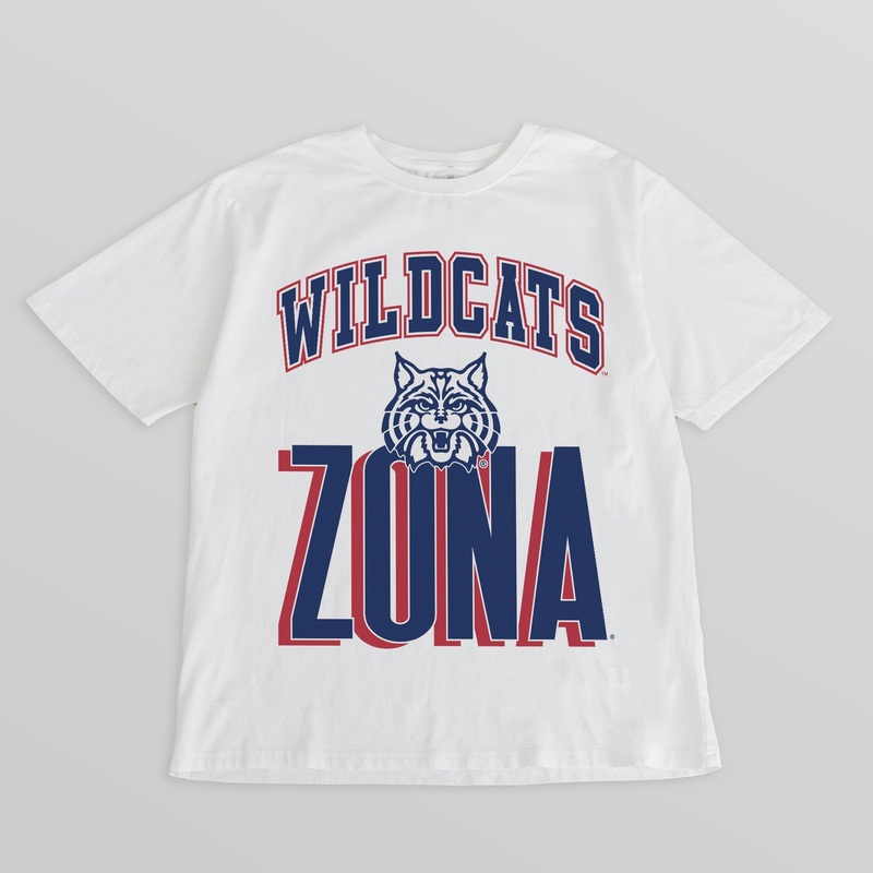 ARIZONA WILDCATS FIERCE FOCUS WASHED RELAXED FIT TEE