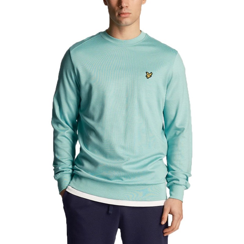 Lyle & Scott Fly Fleece Crew Neck – Turquoise Teal