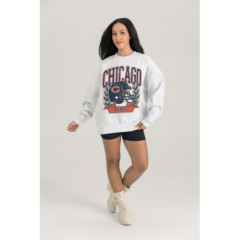 CHICAGO BEARS Heritage Fleece Crewneck Pullover
