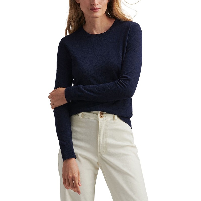 Peter Millar Women’x Excursionist Merino Flex Knitted Golf Crew – Navy