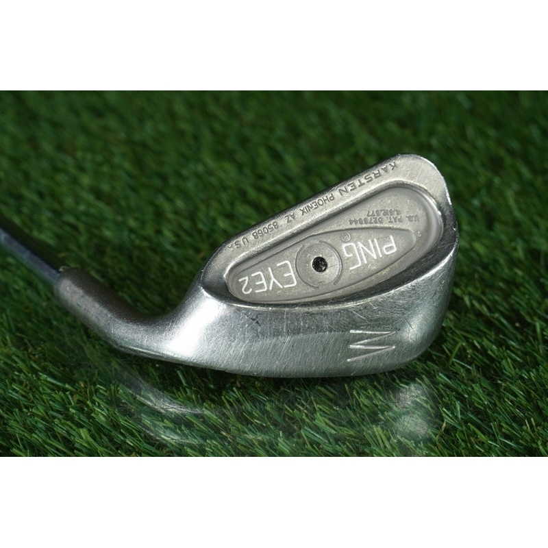 PING EYE 2 KARSTEN PITCHING WEDGE BLACK DOT ZZ LITE STIFF FLEX RH ~ L@@K!!