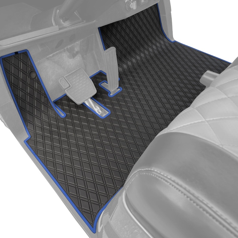 Xtreme Floor Mats for Yamaha UMAX Rally / Drive2 QuieTech EFI 2007-Up – Black/Blue PN# 03-193