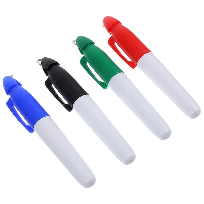 4pcs Plastic Golf Ball Alignment Tool with Colored Pens  Precise Marking Stencils for Accurate Shots