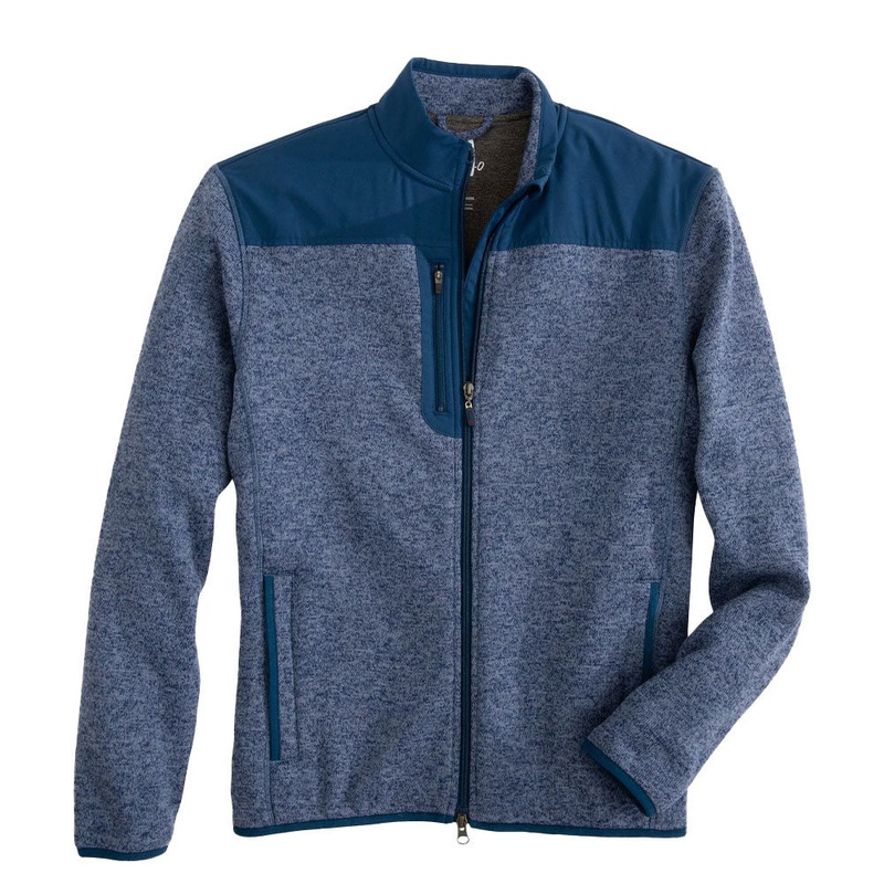 Johnnie-O Arlo Full-Zip Fleece Golf Jacket