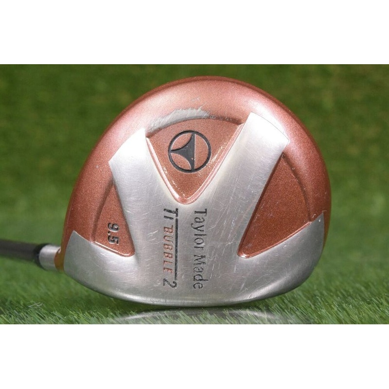 TAYLORMADE TI BUBBLE 2 9.5 DRIVER W/ BUBBLE 2 SHAFT STIFF FLEX GRAPHITE SHAFT