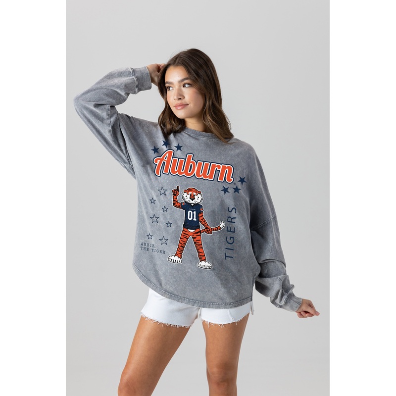 AUBURN TIGERS Starbound Oversized Long-Sleeve Tee
