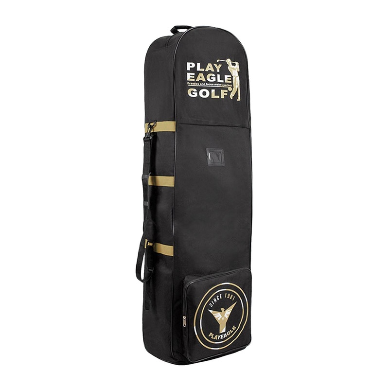 Golf Club Travel Cover Portable Oxford Foldable Golf Travel Bag for Airlines Aureate