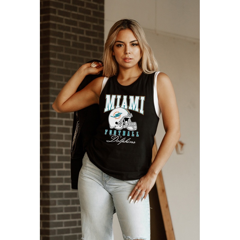 MIAMI DOLPHINS Preseason Opener Racerback Tank