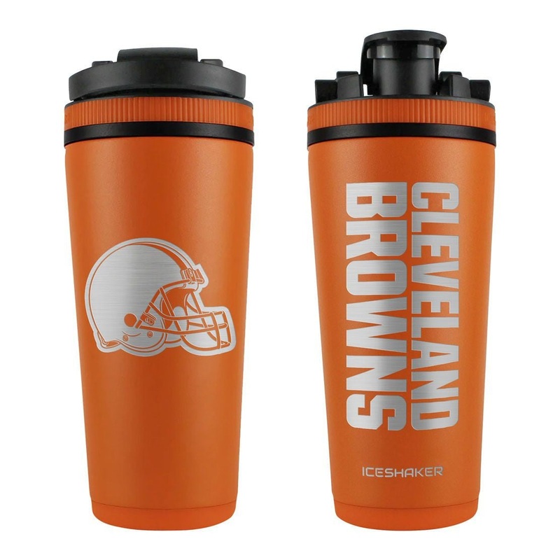 WinCraft NFL Cleveland Browns Stainless Steel Ice Shaker – 26 oz