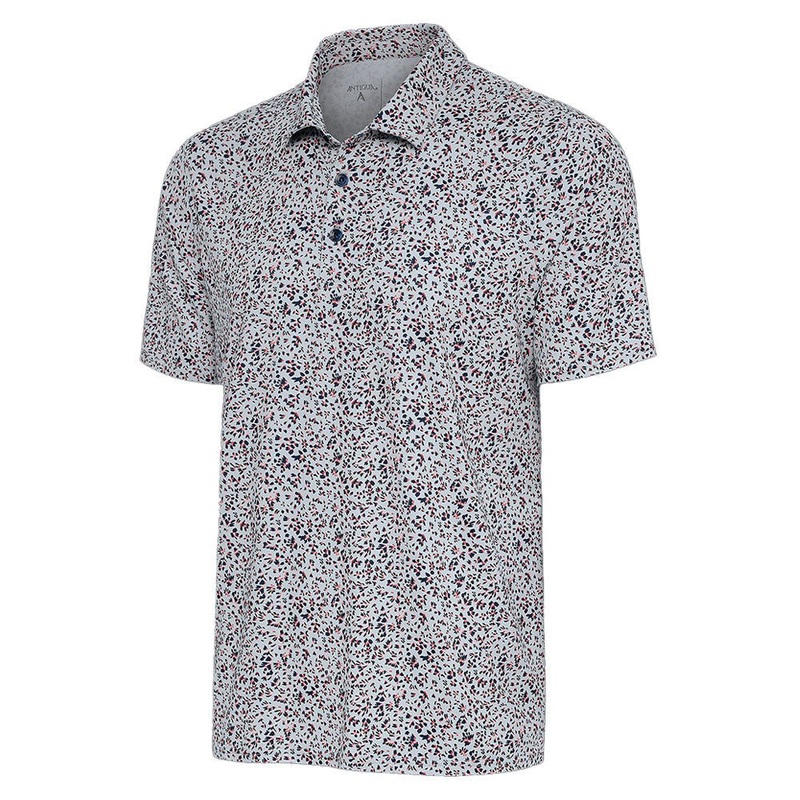 Antigua Chippie Golf Polo|Illusion Blue Nautical Navy Coral Reef|Optic White Rock Black|Medium|Large|Small|X-Large|XX-Large|XXX-Large